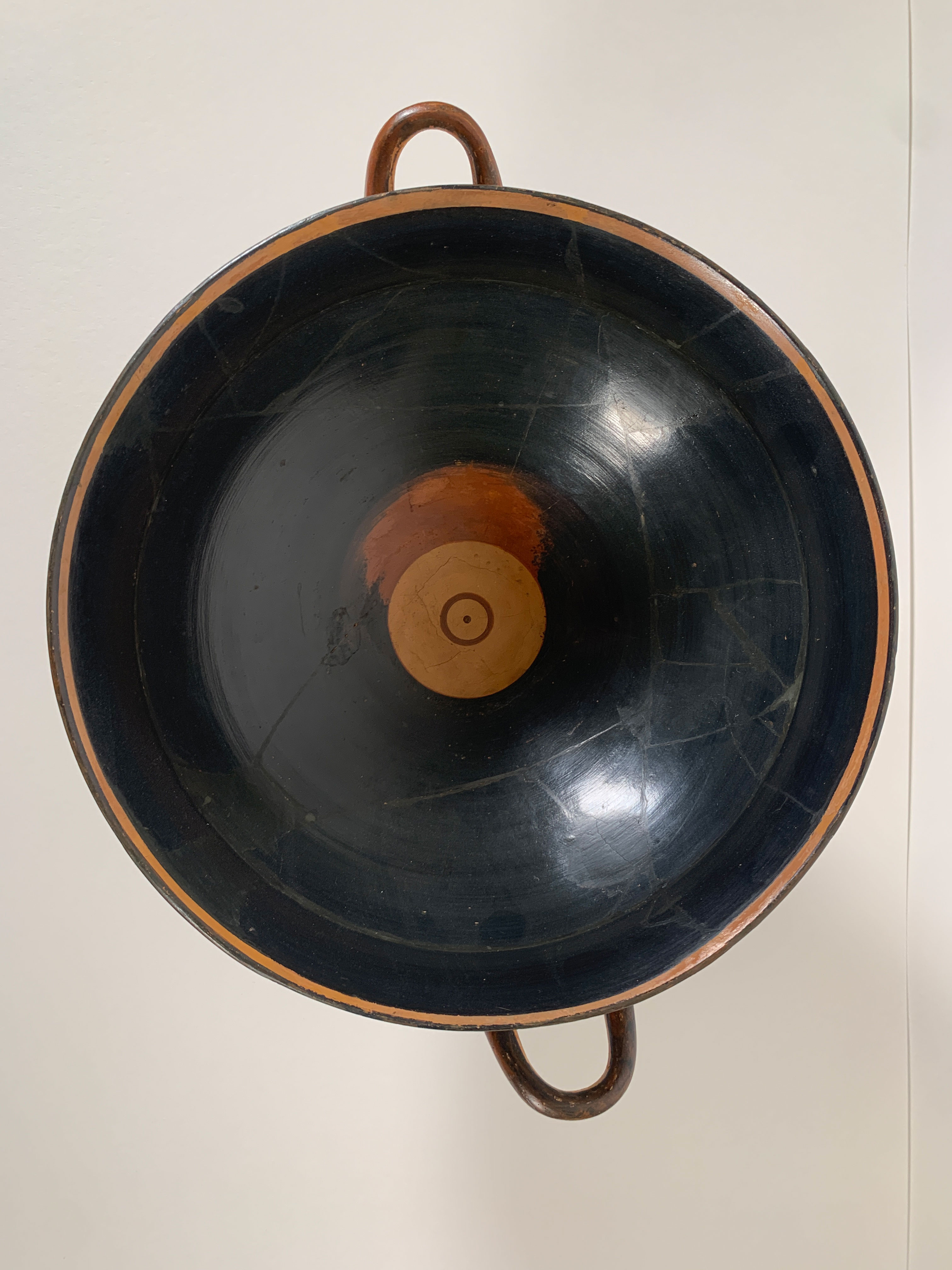 Interior view with dot-and-circle tondo
